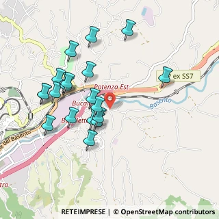 Mappa Contrada Riofreddo, 85100 Potenza PZ, Italia (1.028)