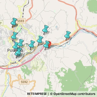 Mappa Contrada Riofreddo, 85100 Potenza PZ, Italia (2.52583)