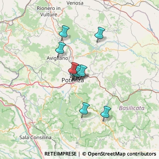 Mappa Contrada Riofreddo, 85100 Potenza PZ, Italia (9.42583)