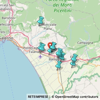 Mappa Via Santa Chiara, 84090 Montecorvino Pugliano SA, Italia (5.05692)