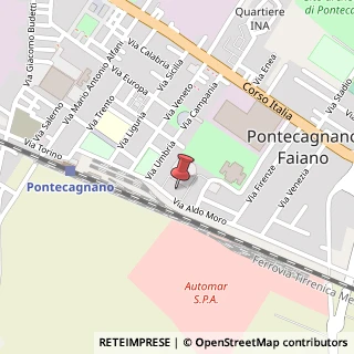 Mappa Via Lucania, 13, 84098 Pontecagnano Faiano, Salerno (Campania)