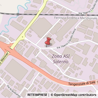 Mappa Via Tiberio Claudio Felice, 27, 84131 Salerno, Salerno (Campania)