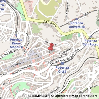 Mappa Via Pretoria, 310, 85100 Potenza, Potenza (Basilicata)