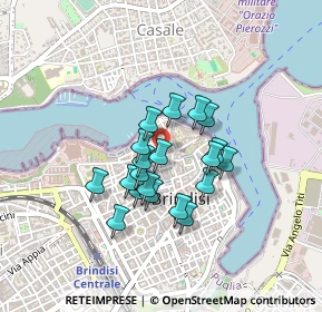 Mappa Via Annibale de Leo, 72100 Brindisi BR, Italia (0.3415)