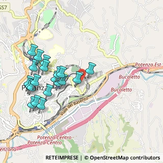 Mappa Via S. Vito, 85100 Potenza PZ, Italia (1.1435)