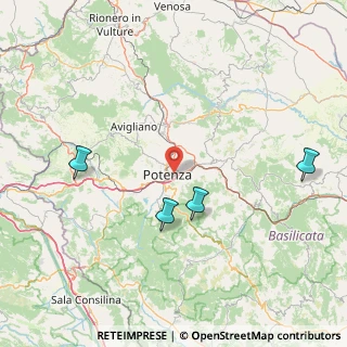 Mappa Via S. Vito, 85100 Potenza PZ, Italia (52.09)