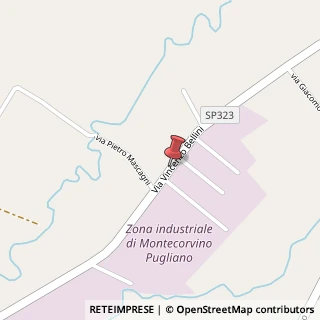 Mappa Via Vincenzo Bellini, 70, 84090 Montecorvino Pugliano, Salerno (Campania)