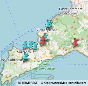 Mappa Segue Via Casa Iaccarino, 80062 Meta NA, Italia (3.06455)