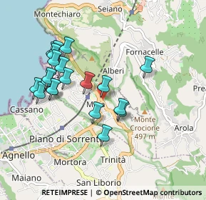 Mappa Segue Via Casa Iaccarino, 80062 Meta NA, Italia (0.9655)