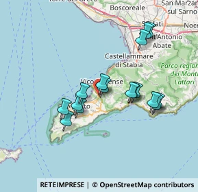Mappa Segue Via Casa Iaccarino, 80062 Meta NA, Italia (6.83875)