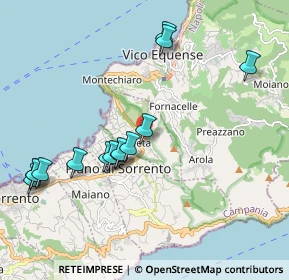 Mappa Segue Via Casa Iaccarino, 80062 Meta NA, Italia (2.25714)