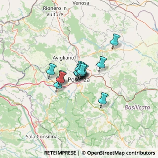 Mappa Via Due Torri, 85100 Potenza PZ, Italia (6.884)