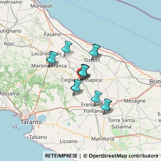 Mappa Via F. Crispi, 72013 Ceglie Messapica BR, Italia (10.29154)