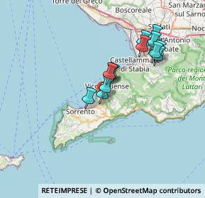 Mappa Strada Statale della Penisola Sorrentina, 80062 Meta NA, Italia (6.40385)