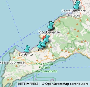 Mappa Strada Statale della Penisola Sorrentina, 80062 Meta NA, Italia (3.10083)