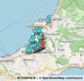 Mappa Strada Statale della Penisola Sorrentina, 80062 Meta NA, Italia (1.189)