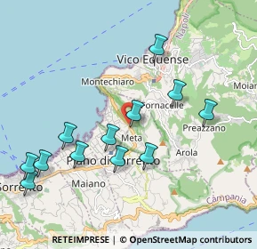 Mappa Strada Statale della Penisola Sorrentina, 80062 Meta NA, Italia (2.225)