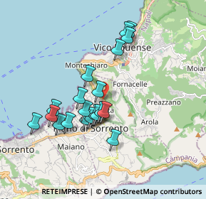 Mappa Strada Statale della Penisola Sorrentina, 80062 Meta NA, Italia (1.7235)