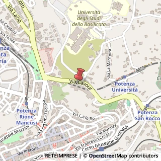 Mappa Via C. B. Cavour, 48, 85100 Potenza, Potenza (Basilicata)