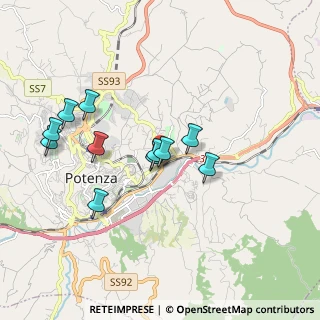 Mappa Via San Vincenzo de Paoli, 85100 Potenza PZ, Italia (1.81091)