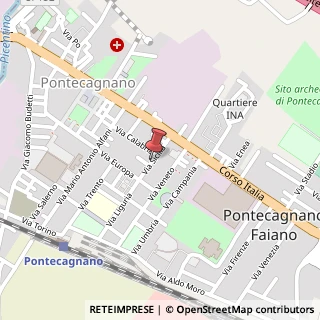 Mappa Via Sicilia, 26, 84098 Pontecagnano Faiano, Salerno (Campania)