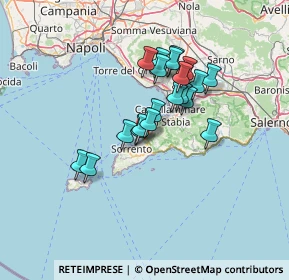 Mappa Via Caracciolo, 80062 Meta NA, Italia (11.2105)