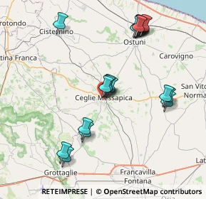 Mappa Via Colucci, 72013 Ceglie Messapica BR, Italia (8.8225)