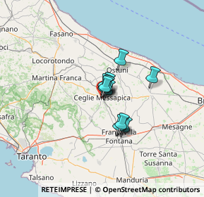 Mappa Via Colucci, 72013 Ceglie Messapica BR, Italia (7.10667)