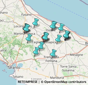 Mappa Via Colucci, 72013 Ceglie Messapica BR, Italia (11.7985)