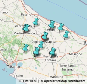 Mappa Via Colucci, 72013 Ceglie Messapica BR, Italia (11.59421)