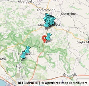 Mappa 360 Via San Paolo Zona G, 74015 Martina Franca TA, Italia (6.55368)