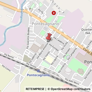 Mappa Via europa 65, 84098 Pontecagnano Faiano, Salerno (Campania)