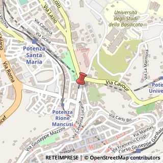 Mappa Via Giuseppe Mazzini, 249, 85100 Potenza, Potenza (Basilicata)