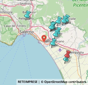 Mappa Via dei Carrari, 84131 Salerno SA, Italia (7.40667)