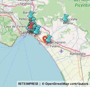 Mappa Via dei Carrari, 84131 Salerno SA, Italia (6.84647)