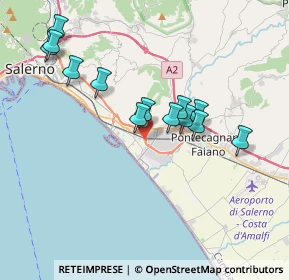 Mappa Via dei Carrari, 84131 Salerno SA, Italia (3.75846)