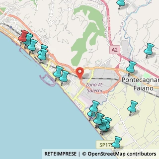 Mappa Via dei Carrari, 84131 Salerno SA, Italia (3.161)