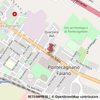 Mappa Corso italia 76, 84098 Pontecagnano Faiano, Salerno (Campania)
