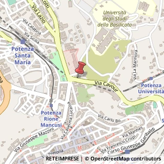Mappa Via C. B. Cavour, 31, 85100 Potenza, Potenza (Basilicata)