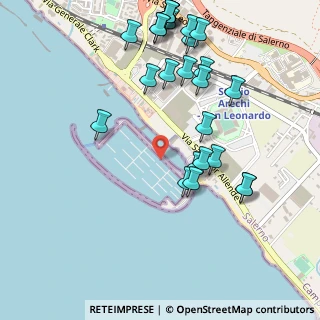 Mappa Marina d'Arechi S.p.A, 84123 Salerno SA, Italia (0.62692)