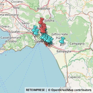 Mappa Marina d'Arechi S.p.A, 84123 Salerno SA, Italia (7.76375)