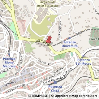 Mappa Via C. B. Cavour, 68, 85100 Pisticci, Matera (Basilicata)