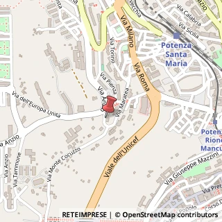 Mappa Via Maratea, 26, 85100 Palazzo San Gervasio, Potenza (Basilicata)