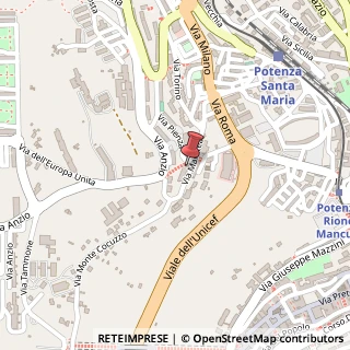 Mappa Via Maratea, 8, 85100 Potenza, Potenza (Basilicata)