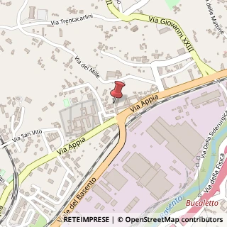 Mappa Via San Vincenzo de Paoli, 36, 85100 Potenza, Potenza (Basilicata)