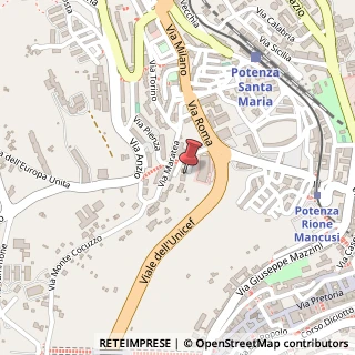 Mappa Via Palmanova, 85100 Potenza, Potenza (Basilicata)