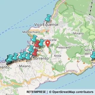 Mappa Via Camaldoli, 80069 Vico Equense NA, Italia (3.0795)