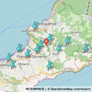 Mappa Via Camaldoli, 80069 Vico Equense NA, Italia (2.32833)