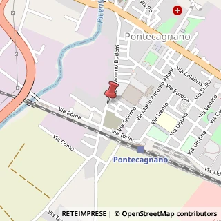 Mappa Via Giacomo Budetti, 139, 84098 Pontecagnano Faiano, Salerno (Campania)