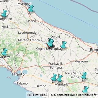 Mappa Via Vittorio de Sica, 72013 Ceglie Messapica BR, Italia (26.816)
